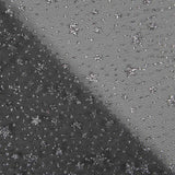 Organza Étoiles Noires Argent - Ribes y Casals