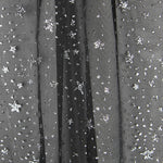 Organza Étoiles Noires Argent - Ribes y Casals