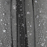 Organza Étoiles Noires Argent - Ribes y Casals