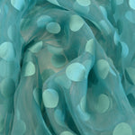 Organza à Pois Aigue-Marine - Ribes y Casals