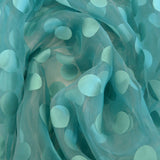 Organza à Pois Aigue-Marine - Ribes y Casals
