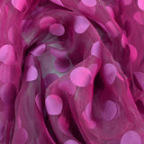 Organza à Pois Fuchsia - Ribes y Casals