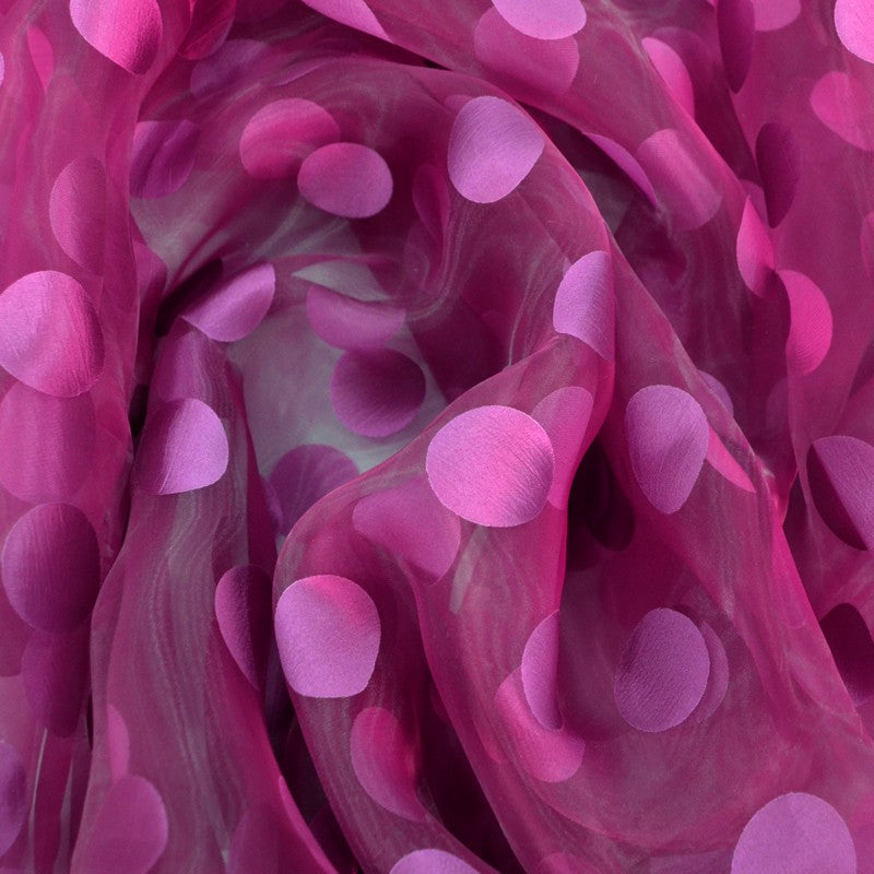 Organza à Pois Fuchsia - Ribes y Casals