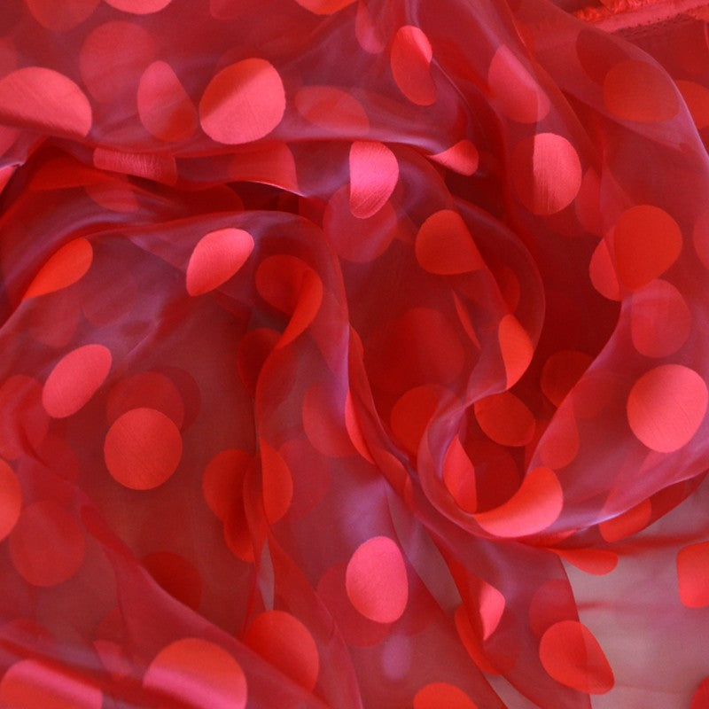 Organza à Pois Rouge - Ribes y Casals