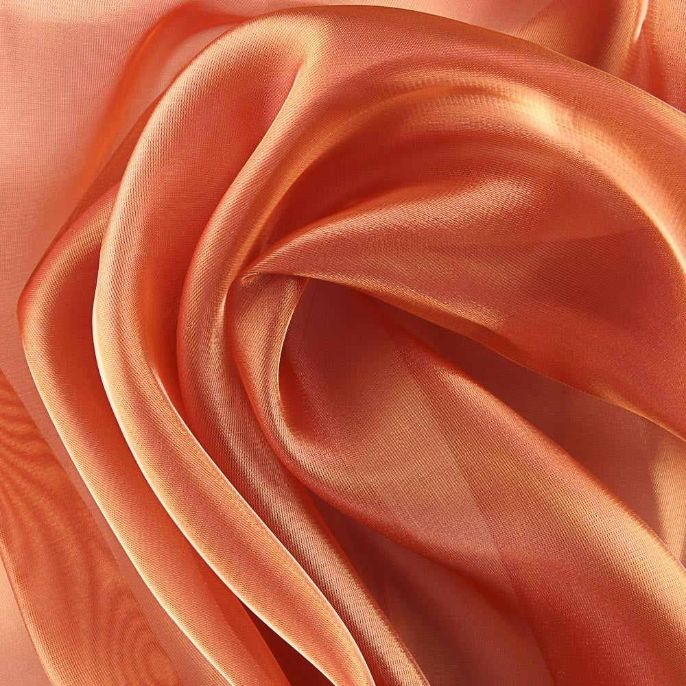 Retal Organza Metal Cobre 160x150 cm - Ribes y Casals