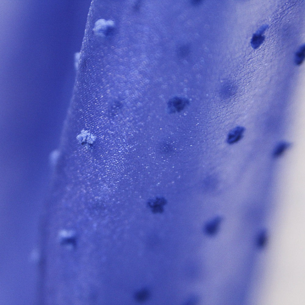 Organza Polyester Plumeti Bleu - Ribes y Casals