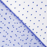 Organza Polyester Plumeti Bleu - Ribes y Casals