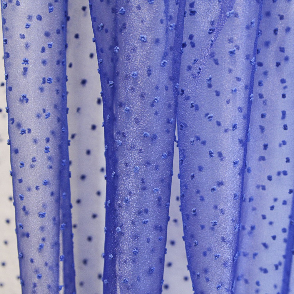 Organza Polyester Plumeti Bleu - Ribes y Casals