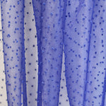 Organza Polyester Plumeti Bleu - Ribes y Casals