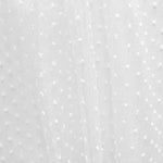 Organza Polyester Plumeti Blanc - Ribes y Casals