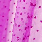 Organza Polyester Plumeti Bougainvillier - Ribes y Casals