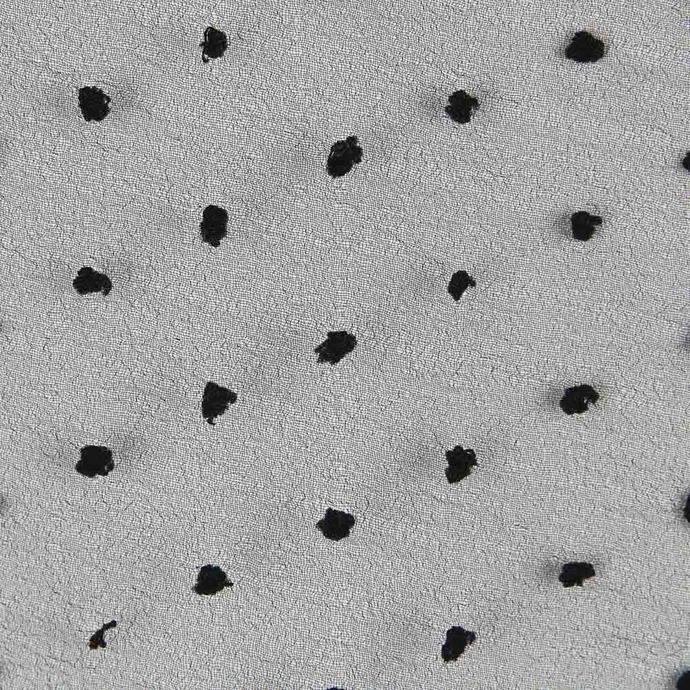 Organza Polyester Plumeti Noir - Ribes y Casals