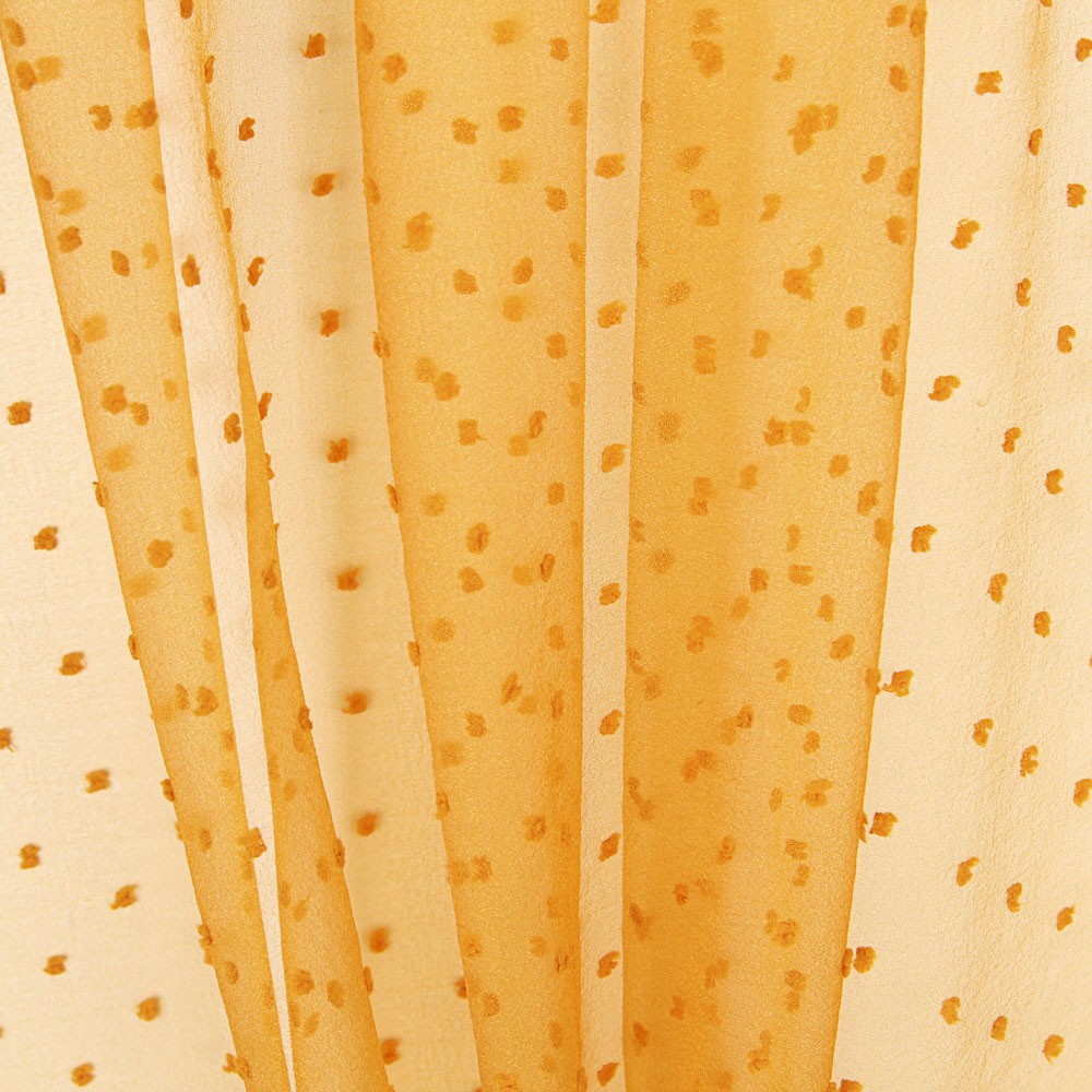 Organza Polyester Plumeti Ocre - Ribes y Casals