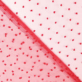 Organza Polyester Plumeti Rouge - Ribes y Casals