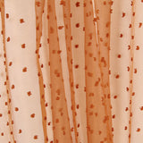 Organza Polyester Plumeti Terracotta - Ribes y Casals
