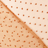 Organza Polyester Plumeti Terracotta - Ribes y Casals