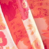 Retal Organza Brocada Corales 80x140 cm - Ribes y Casals