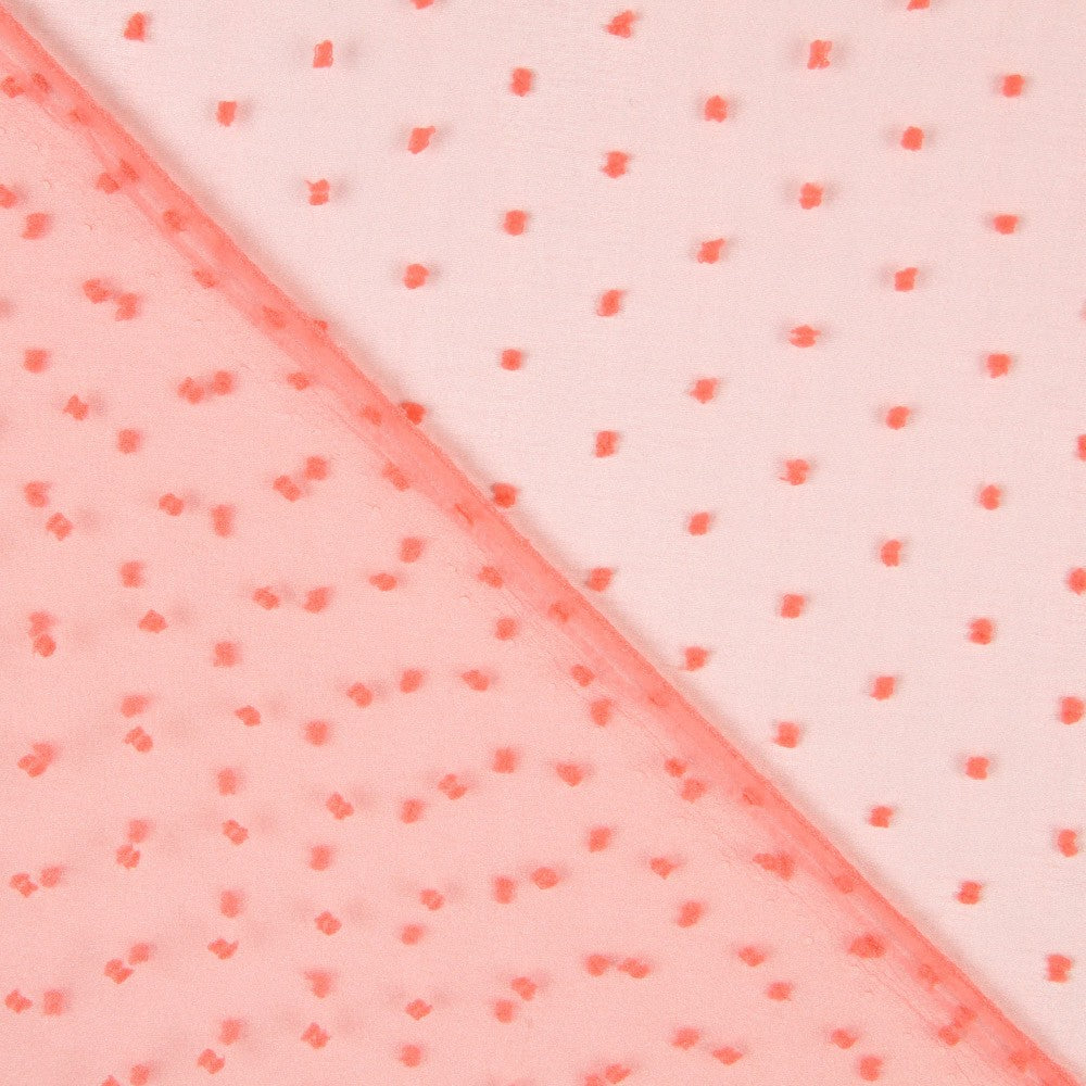 Organza Plumeti Corail - Ribes y Casals