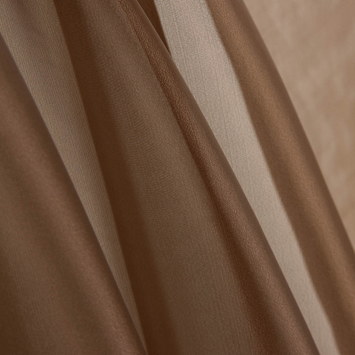 Organza de polyester marron - Ribes y Casals