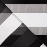Organza Rayures Noir Blanc - Ribes y Casals