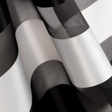 Organza Rayures Noir Blanc - Ribes y Casals