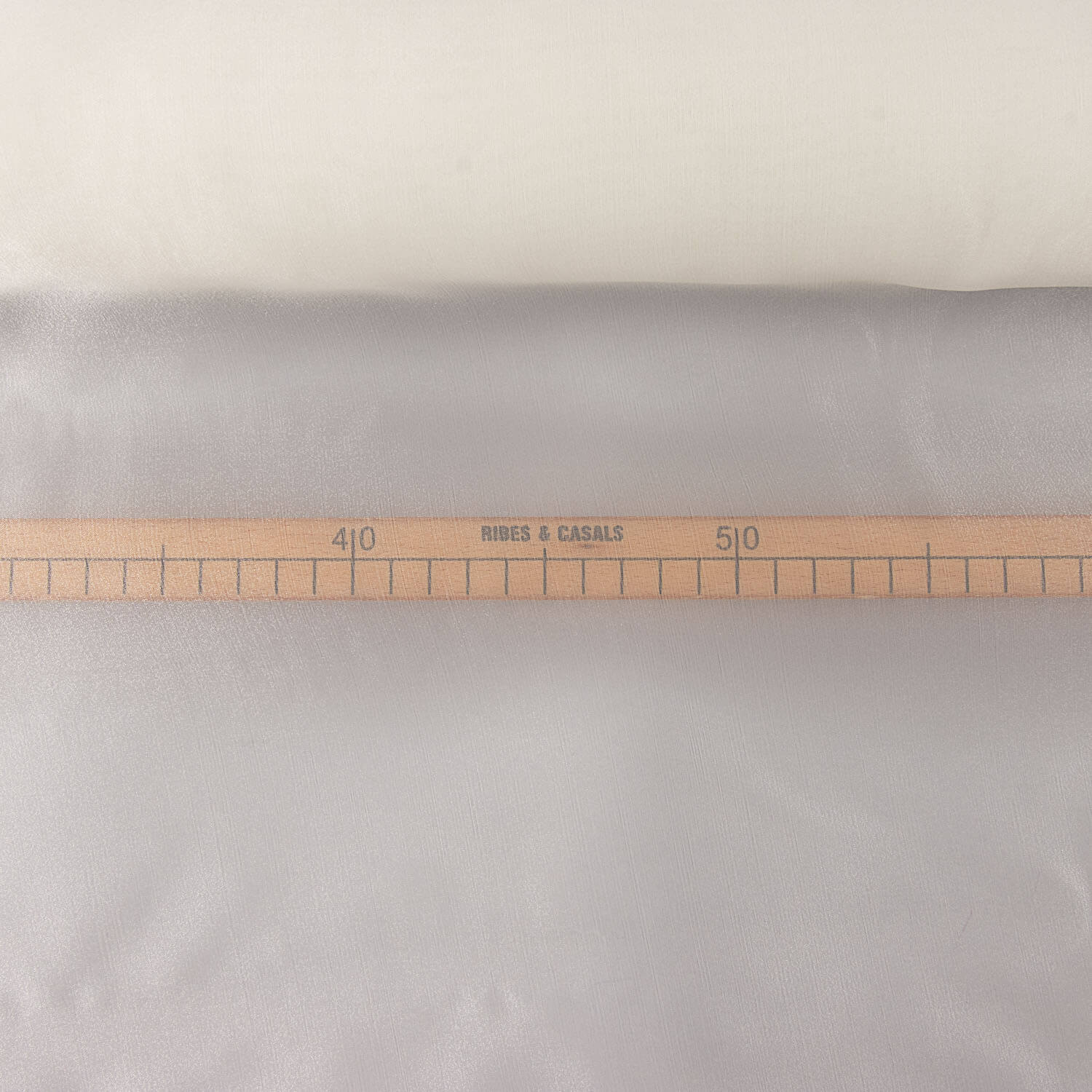 Organdi polyester blanc naturel - Ribes y Casals
