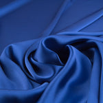 Ottoman Satiné de Tri-acétate Bleu - Ribes y Casals