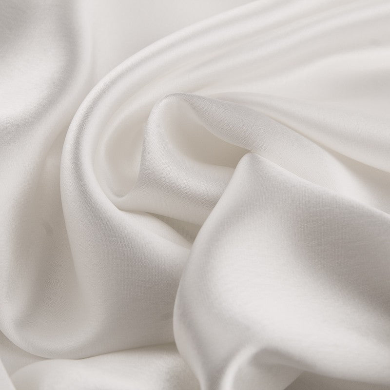 Ottoman Satiné de Tri-acétate Blanc - Ribes y Casals