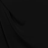 Ottoman Satiné de Tri-acétate Noir - Ribes y Casals