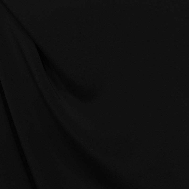 Ottoman Satiné de Tri-acétate Noir - Ribes y Casals