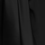 Ottoman Satiné de Tri-acétate Noir - Ribes y Casals