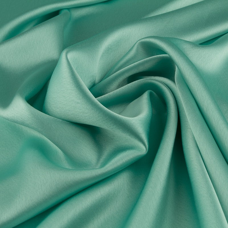 Coupon Ottoman Satin Triacétate Vert d&#39;Eau 135x145 cm - Ribes y Casals