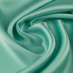 Coupon Ottoman Satin Triacétate Vert d&#39;Eau 135x145 cm - Ribes y Casals