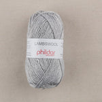 Pelote de Laine Gris Chiné Lambswool - Ribes y Casals