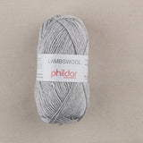 Pelote de Laine Gris Chiné Lambswool - Ribes y Casals