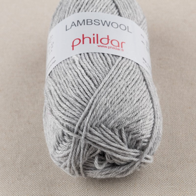 Pelote de Laine Gris Chiné Lambswool - Ribes y Casals
