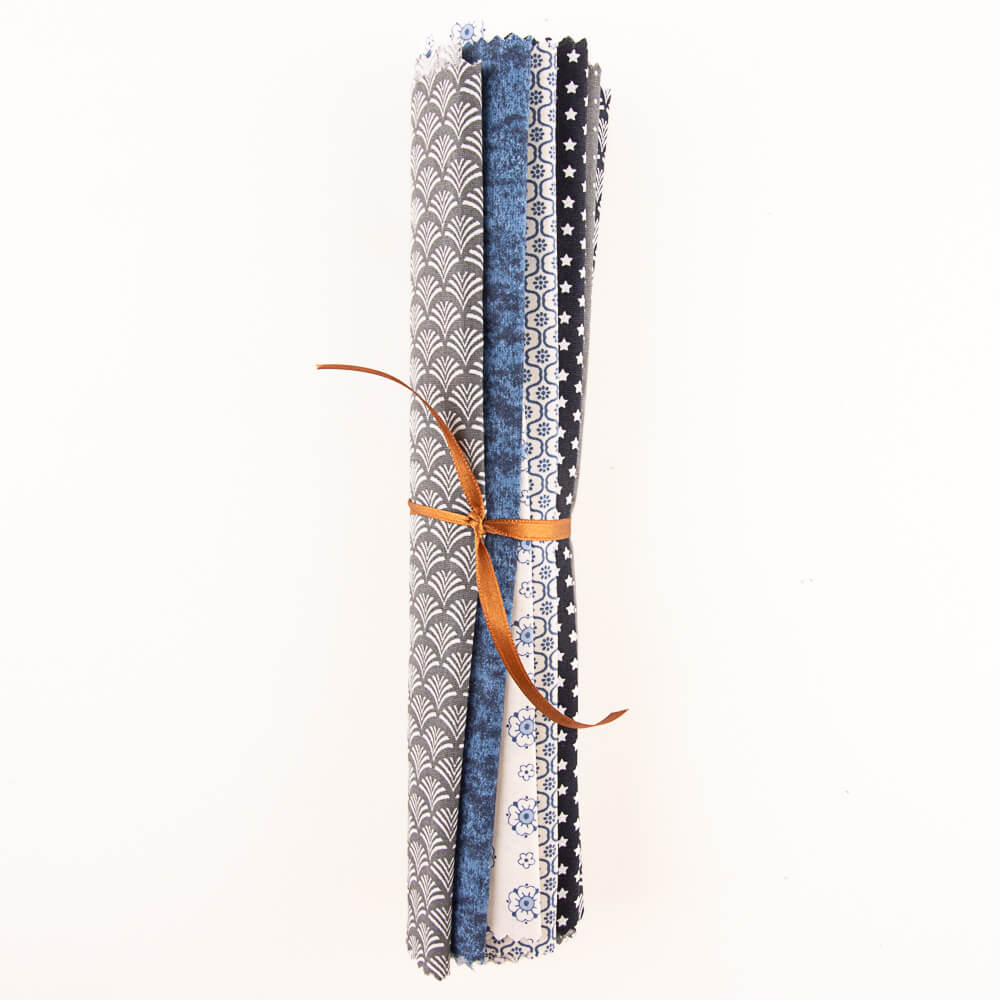 Pack Patchwork Coton Bleu - Ribes y Casals