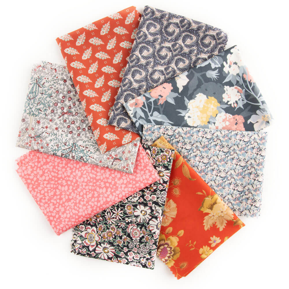 Pack Patchwork Coton Liberty Rose - Ribes y Casals