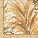 Toile de coton imprimée « Palmiers tropicals ocre » - Ribes y Casals