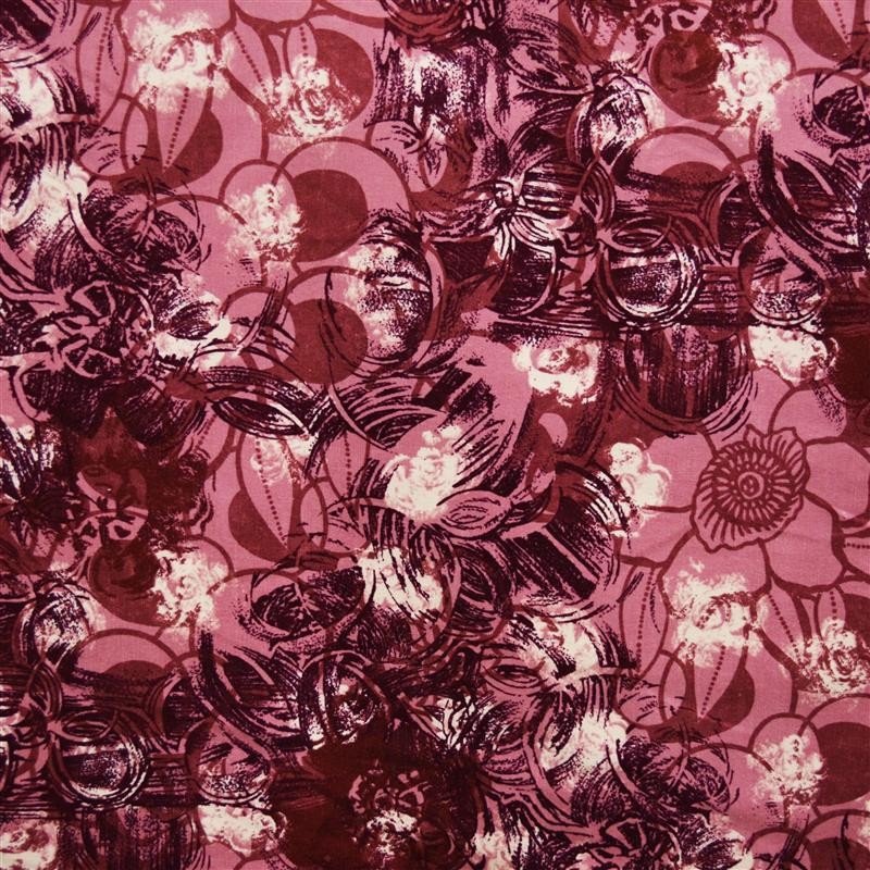 Velours Côtelé Imprimé Grenats - Ribes y Casals