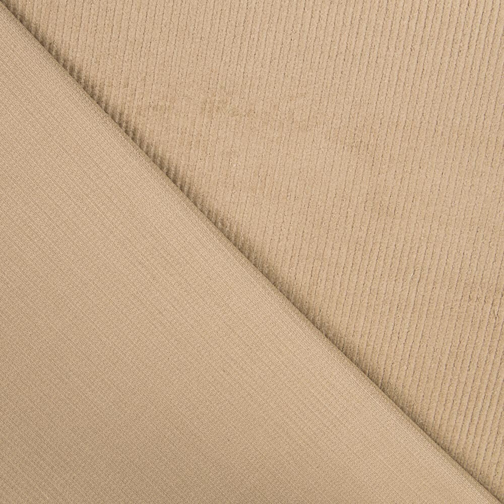 Panne Velours Élastique Beige - Ribes y Casals