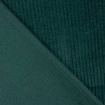Velours côtelé élastique vert émeraude - Ribes y Casals