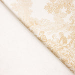 Panama Imprimé Toile de Jouy Sable - Ribes y Casals