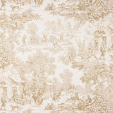 Panama Imprimé Toile de Jouy Beige - Ribes y Casals