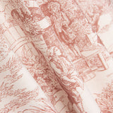 Imprimé Toile de Jouy Rouge Panama - Ribes y Casals
