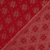 Panama Noël Lurex Étoiles Rouge - Ribes y Casals