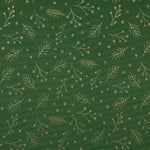 Panama Noël Lurex Naturel Vert - Ribes y Casals