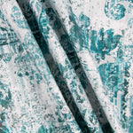 Tapisserie Panama Abstrait Turquoise - Ribes y Casals
