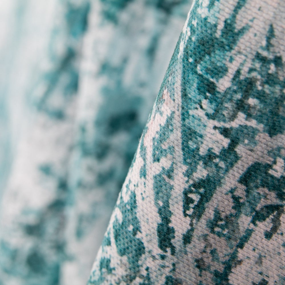 Tapisserie Panama Abstrait Turquoise - Ribes y Casals