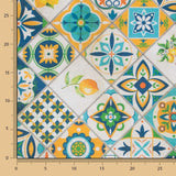 Retal Panamá Tapicería Baldosas Limones 130x280 cm - Ribes y Casals